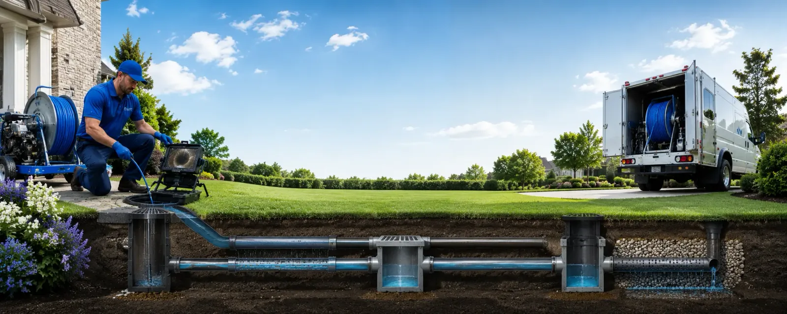 Outdoor drain cleaning information for Kouts, IN